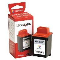 Lexmark 13619HC Color Ink Cartridge for Lexmark 1000, 1020, 1100, 2030, 2050, 2055, 3000, 4076, ExecJet IIc, Medley 4c, 4x, 4sx, WinWriter 150c printers, Yield 2200 pages at 15% coverage, New Genuine Original OEM Lexmark Brand, UPC 734646132510 (13619-HC 13619 HC 13619H 13619) 