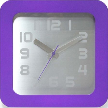 Infinity Instruments 13654PR-3513 Times Squared Wall/Tabletop Clock, 9