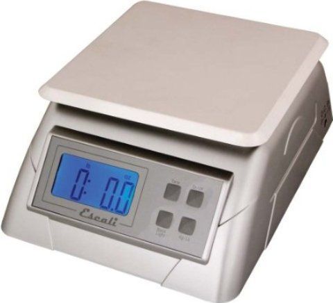 Escali 136DK model Alimento Digital Scale, Removable stainless-steel platform, Big display, Easy-touch buttons, 13.2-pound capacity, Tare feature, Automatic shut-off, Measures in 0.1-ounce or 1-gram increments, UPC 857817000415 (Alimento 136DK 136-DK 136 DK)
