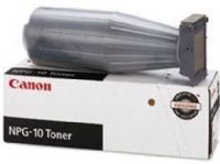 Canon 1381A004AA model NPG-10 Black Toner Cartridge, For use with NP6050 copier, Up to 30000 pages Duty Cycle, New Genuine Original OEM Canon, UPC 030275400069 (1381-A004AA 1381 A004AA NPG 10 NPG10) 