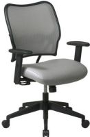 Office Star 13-V22N1WA Space Collection Veraflex Deluxe Chair with 2 Way Adjustable Arms in Shadow, Unique VeraFlex back design cradles back for excellent lumbar support and comfort, 2-to-1 synchro tilt control that features adjustable tilt tension for personal seating comfort, 20" W x 20" D x 4.5" T Seat Size, 21" W x 19" H Back Size, 17.75-22.5" Seat Height, 18.25" Arms Max Inside (13V22N1WA 13 V22N1WA) 