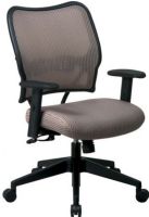 Office Star 13-V88N1WA Space Collection Veraflex Deluxe Chair with 2 Way Adjustable Arms in Latte, 2-to-1 synchro tilt control that features adjustable tilt tension for personal seating comfort, 2-way adjustable arms with soft, durable and cleanable gel pads, One touch pneumatic seat height adjustment, 20" W x 20" D x 4.5" T Seat Size, 21" W x 19" H Back Size, 17.75-22.5" Seat Height, 18.25" Arms Max Inside (13 V88N1WA 13V88N1WA) 