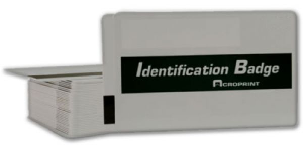 Acroprint 14-0113-003 Magnetic Stripe Badges, Numbered 101 - 150; Acroprint magnetic stripe employee badges; Sequentially numbered; For use with with TimeQPlus systems equipped with TQ600M magnetic stripe badge-swipe terminals; Magnetic stripe badges numbered 101 - 150; The badges are assigned to each employee in the system; It will only identify with one person; More badges available, see 