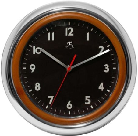 14012Infinity Instruments 14012CM-3140 Bogart Wall Clock, 12
