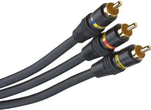 Monster 140224 model B-SV1CV-2M Standard Component Video Cable, 3 x RCA - male Left Connectors, 3 x RCA - male Right Connectors, 6.6 ft Length, Component video Interface Supported, Duraflex jacket Technology Features, Gold-plated connectors Additional Features (140-224 140 224 BSV1CV2M B SV1CV 2M)