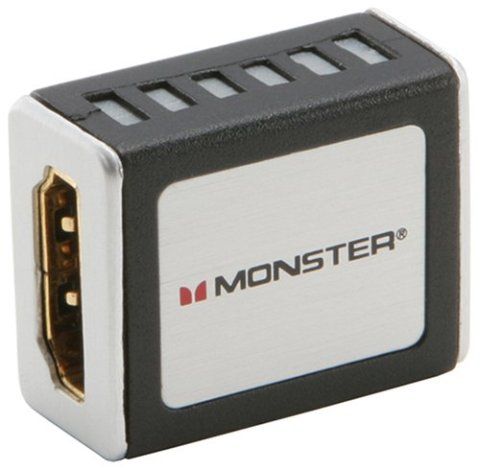 Monster 140320 modle VA HDMI CPL Advanced for HDMI 1080p Coupler - Video / audio coupler, 1 x 19 pin HDMI Type A - female Left Connectors, 1 x 19 pin HDMI Type A - female Right Connectors, HDMI Interface Supported, Double shielded Technology, Copper center conductor Technology Features, Video / audio coupler, Instantly Couples Two HDMI Cables Together for Longer Lengths, UPC 050644498930 (140320 140-320 140 320 VA HDMI CPL VA-HDMI-CPL VAHDMICPL)