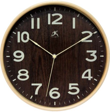 Infinity Instruments 14066NT-3161WL Arbor II Wall Clock, 12.5