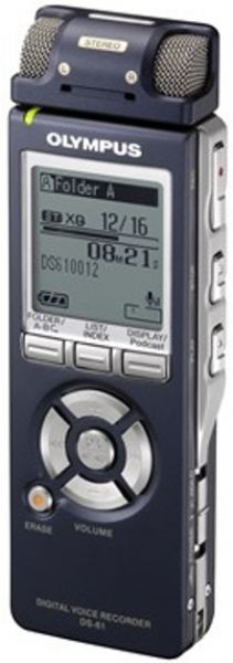 Olympus 142005 model DS-61 Digital voice recorder, 2 GB Capacity ...