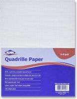 Alvin 1430-14 Quadrille Paper, 8x8 Grid, 100 Sheet Per Pack, 17" x 22"; 20 lb. basis, acid-free, versatile layout bond, printed with a non-reproducible blue grid on one side; Smooth opaque surface, suitable for pencil or ink with good erasing qualities; Laser, copier, and inkjet compatible; 8x8 grid; 100 Sheet per Pack, 17" x 22"; UPC 088354214304 (ALVIN143014 ALVIN 143014 1430 14 1430-14) 