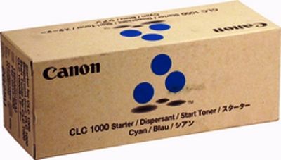 Canon 1460A001AA Laser Toner Copier starter For copier models Canon CLC 1000, 2400, 3100, 40000-page yield Cyan (1460-A001AA, 1460A-001AA, 1460A001A, 1460A001)