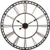 Infinity Instruments 14692 The Tower XXL Wall Clock, Infinity Instruments The Tower XXL 39" large wall clock will look great on any large wall, A classic welded steel clock with Roman Numerals, Hand painted with tear drop metal hands, 39" Round Diameter, Welded Steel, UPC 731742146922 (14692 1-4692) 