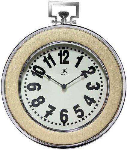 Infinity Instruments 14756CM-3778 Boardwalk Wall Clock; Infinity Instruments Boardwalk is a classic pocket watch style wall clock with large bold numbers; This amazing wall clock gives the feel and look of the classic Boardwalks; Product Information: 18.5