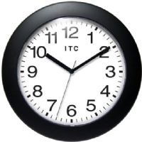 Infinity Instruments 14762BK-1670 Pebble Wall Clock, Round Shape, Office/Business Style, Plastic Primary Material, Resin Case material, Steel Hand material, Black Hand color, Convex plastic lens, Office/Business design, Straight hands, Accurate quartz movement, UPC 731742147622 (14762BK1670 14762BK-1670 14762BK 1670) 