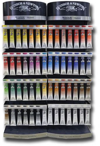 Winsor And Newton 1494036 Winton Oil Color Paint Display Assortment; Winton oils represent a series of moderately priced colors replacing some of the more costly traditional pigments with excellent modern alternatives; UPC WINSORANDNEWTON1494036 (WINSORANDNEWTON1494036 WINSORANDNEWTON 1494036 WINSOR AND NEWTON WINSORANDNEWTON-1494036 WINSOR-AND-NEWTON)