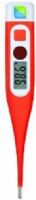 Mabis 15-905-000, 10-Second FeverVue Thermometer, Professional accuracy, Oral, rectal or underarm use, Fast 10-second readout, Memory recall of last reading, Soft, flexible tip for ultimate comfort, Waterproof for easy cleaning, Beeps when reaches peak temperature, Fever alarm, Automatic shut-off, 5 probe covers, Long-life battery, Instructions in English and Spanish (15-905-000 15905000 15905-000 15-905000 15 905 000) 
