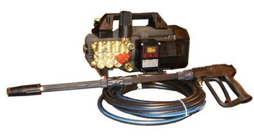 Cam Spray 1500A Cold Water Electric Pressure Washer, 1450 PSI, 2.1 GPM, 2.0 HP, 110 Volt, 35' Power cord with ground fault interrupter for operator safety, 26' Non-marking pressure hose, Adjustable pressure, Chemical Injection,  Thermal Relief Valve, Trigger Gun, Ship Weight 68 lbs (1500A 1500-A 1500 A CAMSPRAY1500A)