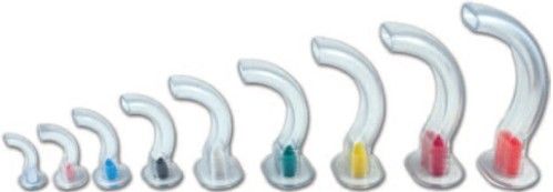 SunMed 1-5010-98 Color-Coded PVC Guedel Airway Set, One of each size: 30, 40, 50, 60, 70, 80, 90, 100 & 110mm, Box 1 Set (1501098 1 5010 98)
