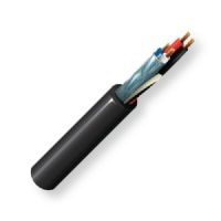 BELDEN1502SB0101000, Model 1502SB, Multimedia Control Cable; Black; CMG-LS-Rated; 2-22 AWG stranded tinned copper conductors for data with Datalene insulation with Beldfoil Inner Shield and 24 AWG drain wire; 2-18 AWG stranded tinned copper conductors with polypropylene insulation, unshielded; LSZH jacket; UPC 612825116028 (BELDEN1502SB0101000 CONDUCTOR WIRE TRANSMISSION CONNECTIVITY) 