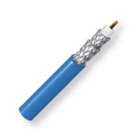 Belden 1505F G7X1000, Model 1505F, 22 AWG, RG59, Flexible, Low Loss Serial Digital Coax Cable; CM-Rated; Blue Color; 22 AWG stranded Bare compacted copper conductor; Foam HDPE core; Double Tinned copper braid; Flexible PVC jacket; UPC 612825356417 (BTX 1505FG7X1000 1505F G7X1000 1505F-G7X1000 BELDEN) 