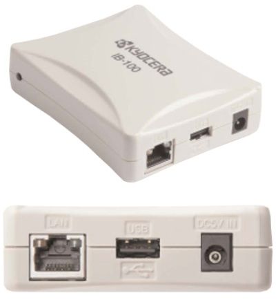 Kyocera 1505H40US0 model IB-100 External 10/100Base-TX Network Interface-Print Servers for FS-720 FS-820 FS-920 Printers (1505H40US0 1505-H40US0 1505 H40US0 IB-100 IB 100 IB100)