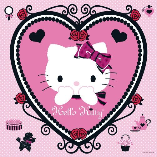 Ravensburger 15199 Hello Kitty Romantic Roses Puzzles (500 pcs), 2-in-1 Puzzle Heart in a Square, Are a perfect way to relax after a long day or for fun family entertainment, Every one of our pieces is unique and fully interlocking, EAN 4005556151998 (RAVENSBURGER15199 RAVENSBURGER-15199 15199 15-199 151-99)