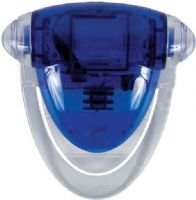 GE 15521 Incandescent Book Light, Blue; Portable light attaches to a book or magazine for nighttime reading; Flip-top operation; Requires two AAA batteries (not included) (43168155212)