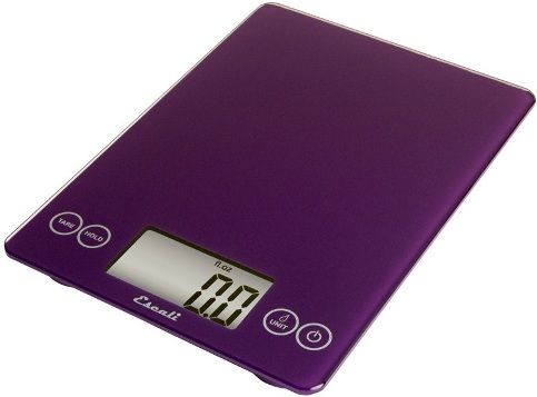 Escali 157DP model Arti Glass Digital Scale, Ultra slim profile, 15 Lbs or 7000 gram capacity, Measures liquid and dry ingredients, Easy to clean glass surface, Automatic shut off feature, Both liquid - fl oz, ml and dry ingredients - g, oz, lb + oz Measures, Deep Purple Finish, UPC 852520003074 (157DP 157-DP 157 DP) 