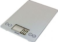 Escali 157SS model Arti Glass Digital Scale, Ultra slim profile, 15 Lbs or 7000 gram capacity, Measures liquid and dry ingredients, Easy to clean glass surface, Automatic shut off feature, Both liquid - fl oz, ml and dry ingredients - g, oz, lb + oz Measures, Shiny Silver Finish, UPC 852520003029 (157SS 157-SS 157 SS)  