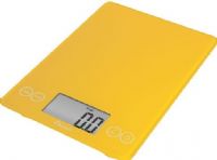 Escali 157SY model Arti Glass Digital Scale, Ultra slim profile, 15 Lbs or 7000 gram capacity, Measures liquid and dry ingredients, Easy to clean glass surface, Automatic shut off feature, Both liquid - fl oz, ml and dry ingredients - g, oz, lb + oz Measures, Solar Yellow Finish, UPC 852520003104 (157SY 157-SY 157 SY)  