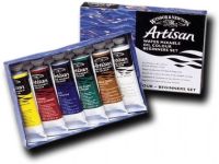 Winsor And Newton 1590251 Artisan, Water Mixable Oil Color Beginners Set; Specifically developed to appear and work just like conventional oil color; The key difference between Artisan and conventional oils is its ability to thin and clean up with water; UPC 094376896329 (WINSORANDNEWTON1590257 WINSOR AND NEWTON 1590257) 