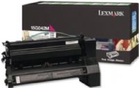 Lexmark 15G042M Magenta High Yield Return Program Print Cartridge, Works with Lexmark C752 C752dn C752dtn C752fn C752n C762 C762dn C762dtn C762n X752e and X762e Printers, Up to 15000 pages @ approximately 5% coverage, New Genuine Original OEM Lexmark Brand (15-G042M 15G-042M 15G 042M 15G042) 