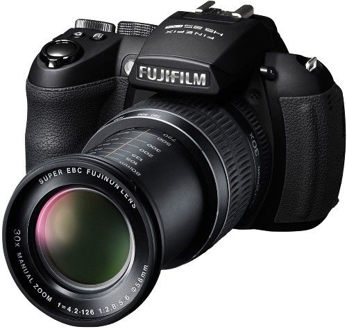 Fujifilm 16243252 FinePix HS25EXR Digital Camera, Black, High Contrast 3.0-inch 460000-dot Large LCD, 16-Megapixel BSI EXR CMOS Sensor, 24-720mm Fujinon Powerful 30x Optical Zoom, 60x Intelligent Digital Zoom and Super Macro Mode, Approx. 25MB Internal memory, Focal length f=4.2 - 126mm, equivalent to 24-720mm on a 35mm camera, UPC 074101014266 (162-43252 1624-3252 16243-252 HS-25EXR HS 25EXR HS25-EXR HS25 EXR)