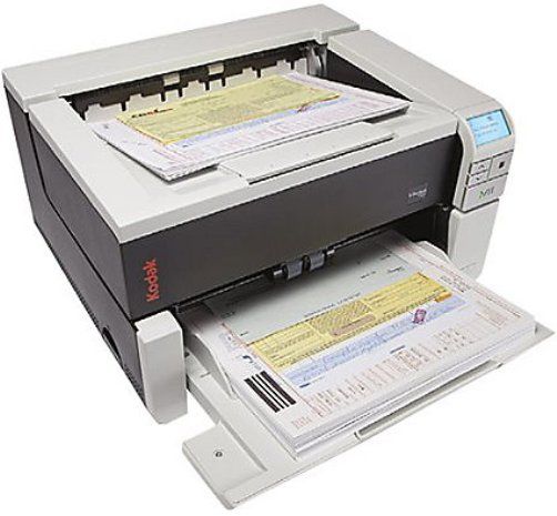 Kodak 1640549 Model i3200 Departmental Document Scanner; Up to 50 pages per minute; Optical Resolution 600 dpi; Dual LED Illumination; Up to 15000 pages per day; Paper Thickness and Weight 34-413 g/m2 (9-110 lb.) paper; Feeder/Elevator Up to 250 sheets of 80 g/m2 (20 lb.) paper; Ultrasonic multi-feed detection, Intelligent Document Protection; UPC 041771640545 (16-40549 164-0549 164 0549 1640-549)