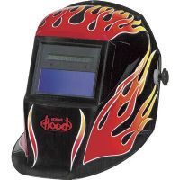 Hobart 770450 Black 3D Flame XTV Series Variable Shade Auto-Darkening Welding Helmet, Reaction time of 1/12000 of a second, Internally located controls and low battery indicator, UPC 715959356077 (770-450 77045 7704) 
