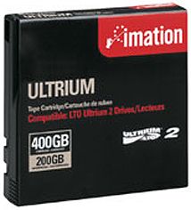 Imation 16598 Imation Ultrium 2 Tape Cartridges LTO2 Tape Media; Up to 400GB storage capacity; 80MB/second transfer rate (2:1 compression); Compatible with all brands of LTO Ultrium Generation 2 drives and tape automation systems, including IBM, HP, Certance (Seagate RSS), StorageTek, ADIC and others, UPC 051122165986 (165-98 16-598 Ultrium2 LTO 2)