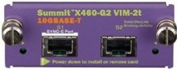Extreme Networks 16712 Model Summit X460-G2 VIM-2t, Optional Virtual Interface Module, Installed on the rear of Extreme Networks X460-G2 Switches, 2 x 10GBASE-T Ports, UPC 644728167128, Dimensions 1.4" x 3.4" x 5.5", Weight 0.57 lbs (16712 16-712 16 712) 