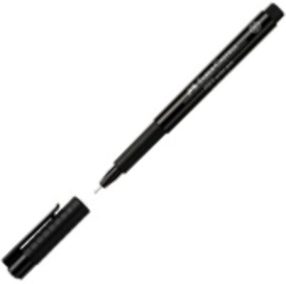 Faber Castell 167199 PITT Artist Pen, Black, Superfine, Suitable for sketches, studies, and ink drawings, the PITT artist pen has a long life and is easy to use, Extra Superfine, Drawing ink is extremely fade-resistant and waterproof, Harmonized Code 9608200090, EAN 4005401671992 (167-199 167 199)