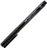 Faber Castell 167299 PITT Artist Pen Black, Fine, Suitable for sketches, studies, and ink drawings, the PITT artist pen has a long life and is easy to use, Extra Superfine, Drawing ink is extremely fade-resistant and waterproof, Harmonized Code 9608200090, EAN 4005401672999 (167-299 167 299) 