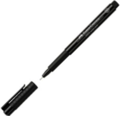 Faber Castell 167399 PITT Artist Pen Black, Medium, Suitable for sketches, studies, and ink drawings, the PITT artist pen has a long life and is easy to use, Extra Superfine, Drawing ink is extremely fade-resistant and waterproof, Harmonized Code 9608200090, EAN 4005401673996 (167-399 167 399)