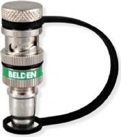 Belden 1695ABHDL Series HD Brilliance High Definition Compression Connector, 1 Piece Locking, RG6 Plenum, Size 2; Pack of 50; Green color; Designed to fit with Belden Brilliance cable creating the perfect cable-to-connector combination; HD BNC Coaxial connector type; Straight plug body style; UPC BELDEN1695ABHDL (1695AB-HDL 1695-ABHDL 1695-AB-HDL BELDEN1695ABHDL BELDEN1695AB-HDL BELDEN1695-ABHDL) 