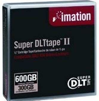 Imation 16988 BlackWatch SuperDLTtape II Cartridge Data Cartridge 300 GB Native/600 GB Compressed; High Capacity - 600GB on SDLT II (2:1 compression); Speed - Up to 72MB/second with SDLT II (2:1 compression); Compatibility - SDLT II is read/write comptible with SDLT 600 drives; UPC 051122169885 (16 988 16-988)