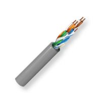 BELDEN1700AF2V3000, Model 1700A, 4-Pair, UTP, CAT5E+ Horizontal, Bonded-Pair Cable; Riser CMR-Rated; Gray Color; 4-Bonded-Pairs; U/UTP-unshielded; Premise Horizontal cable; 24 AWG solid bare copper conductors; Polyolefin insulation; Ripcord; PVC jacket; UPC 612825121404 (BELDEN1700AF2V3000 TRANSMISSION CONNECTIVITY WIRE PAIRS) 