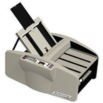 Martin Yale 1701 Electronic Autofolder, Paper Folder, Gray, High speed machine automatically feeds and folds a stack of documents up to 8 1/2