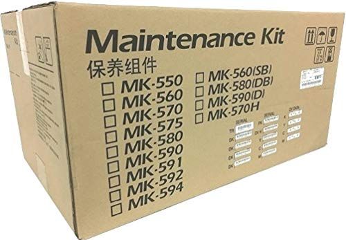Kyocera 1702HN2US0 Model MK-560 Maintenance Kit For use with Kyocera FS-C5300DN Color Network Laser Printer; Up to 200000 Pages Yield at 5% Average Coverage; Includes: Fuser Unit 120 Volt, Black/Yellow/Cyan/Magenta Developer Units, (4) Drum Units, Transfer Roller, Paper Feed Pickup Assembly, Separation Roller Assembly and Multipass Pickup Roller Assembly; UPC 632983010372 (1702-HN2US0 1702H-N2US0 1702HN-2US0 MK560 MK 560) 