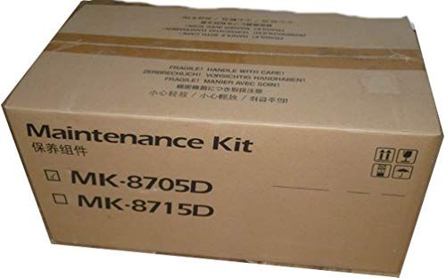 Kyocera 1702K90UN2 Model MK-8705D Maintenance Kit For use with Kyocera/Copystar CS-6550ci, CS-7550ci, TASKalfa 6550ci and 7550ci Multifunctional Printers; Includes: MC-8705 Main Charge Unit and DV-8705K Black Developer Unit; UPC 632983029008 (1702-K90UN2 1702K-90UN2 1702K9-0UN2 MK8705D MK 8705D) 