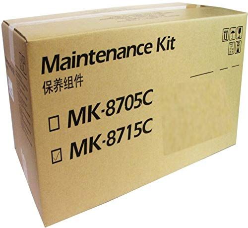 Kyocera 1702K97US0 Model MK-8705C Maintenance Kit For use with Kyocera/Copystar CS-6550ci, CS-7550ci, TASKalfa 6550ci and 7550ci Multifunctional Printers; Up to 300000 Pages Yield at 5% Coverage; Includes: (1) Fuser Unit, (3) Top Filter, (1) Left Side Filter and (1) Pre Transfer Cleaning Blade; UPC 632983020791 (170-2K97US0 1702K-97US0 1702K9-7US0 MK8705C MK 8705C) 