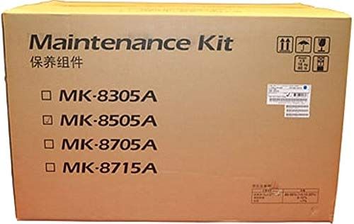 Kyocera 1702LC0UN0 Model MK-8505A Maintenance Kit For use with Kyocera/Copystar CS-4550ci, CS-4551ci, CS-5550ci, CS-5551ci, TASKalfa 4550ci, 4551ci, 5550ci and 5551ci Multifunctional Printers; Up to 600000 Pages Yield at 5% Average Coverage; Includes: (1) Drum, (1) Black Developer, (1) Transfer Belt and (1) Secondary Transfer Roller; UPC 632983020807 (1702-LC0UN0 1702L-C0UN0 1702LC-0UN0 MK8505A MK 8505A)