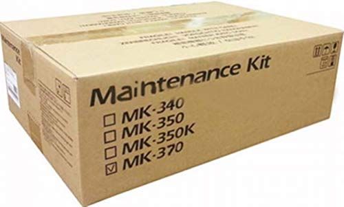 Kyocera 1702LX0UN0 Model MK-370 Maintenance Kit For use with Kyocera ECOSYS FS-3040MFP, FS-3140MFP, FS-3140MFP+, FS-3540MFP and FS-3640MFP Black & White Multifunctional Printers; Up to 150000 Pages Yield at 5% Average Coverage; Includes: Feeding Unit and Separation Pad; UPC 632983019689 (1702-LX0UN0 1702L-X0UN0 1702LX-0UN0 MK370 MK 370) 