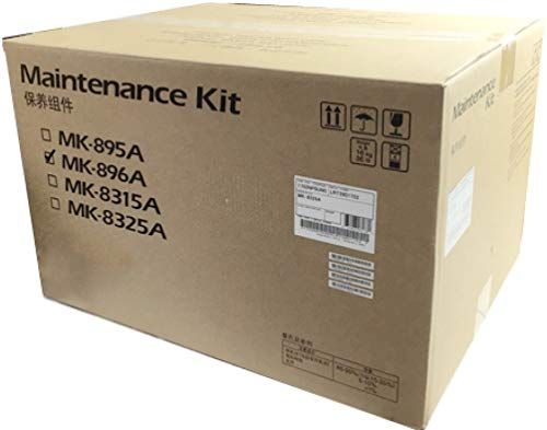 Kyocera 1702MY0UN0 Model MK-896A Maintenance Kit For use with Kyocera/Copystar CS-205c, CS-255c, FS-C8520MFP, FS-C8525MFP, TASKalfa 205c and 255c Multifunctional Printers; Includes: Transfer Roller, Drum Unit, Black Developer Unit, Intermediate Transfer Unit, Fuser Unit, Primary Feed Unit, MP Separation Pad and MP Paper Feed Roller; UPC 632983018941 (1702-MY0UN0 1702M-Y0UN0 1702MY-0UN0 MK896A MK 896A) 