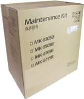 Kyocera 1702N20UN1 Model MK-8715B Maintenance Kit For use with Kyocera/Copystar CS-6551ci, CS-7551ci, TASKalfa 6551ci and 7551ci Multifunctional Printers; Up to 600000 Pages Yield at 5% Coverage; Includes: (3) Drum with Main Charge, (1) Main Charge, (1) Cyan Developer Unit, (1) Magenta Developer Unit and (1) Yellow Developer Unit; UPC 632983033357 (1702-N20UN1 1702N-20UN1 1702N2-0UN1 MK8715B MK 8715B)  